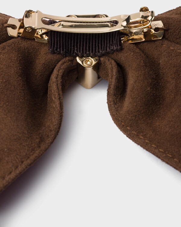 Barrette en veau velours Barrette en veau velours