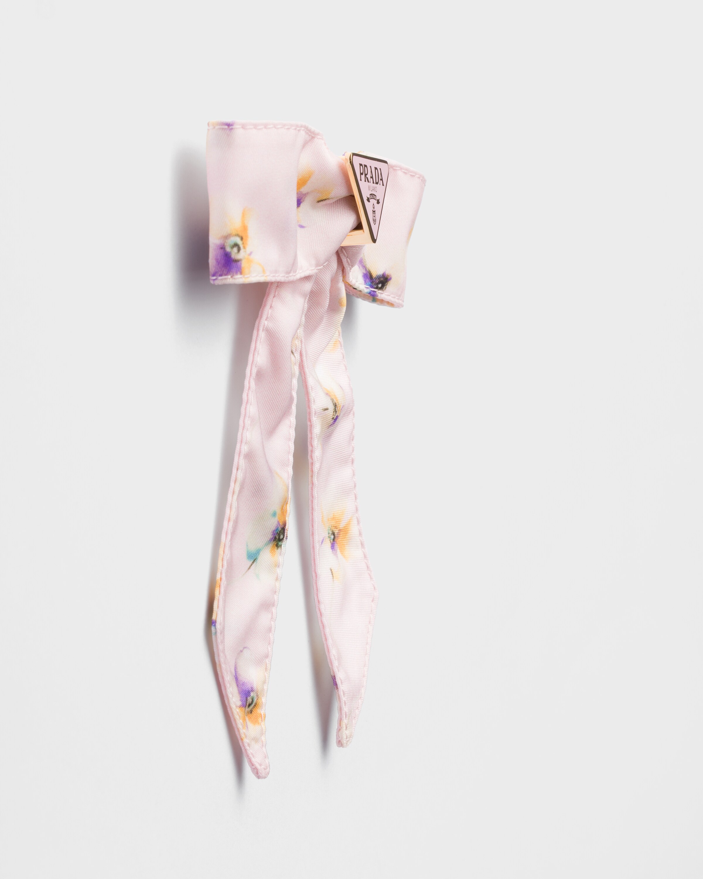PRADA プラダ プリントRe-Nylon ヘアクリップ 1IF154 ピンク プリントRe-Nylonヘアクリップ | PRADA