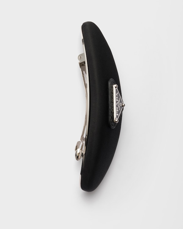 Re-Nylon hair clip - Black Re-Nylon hair clip - Black