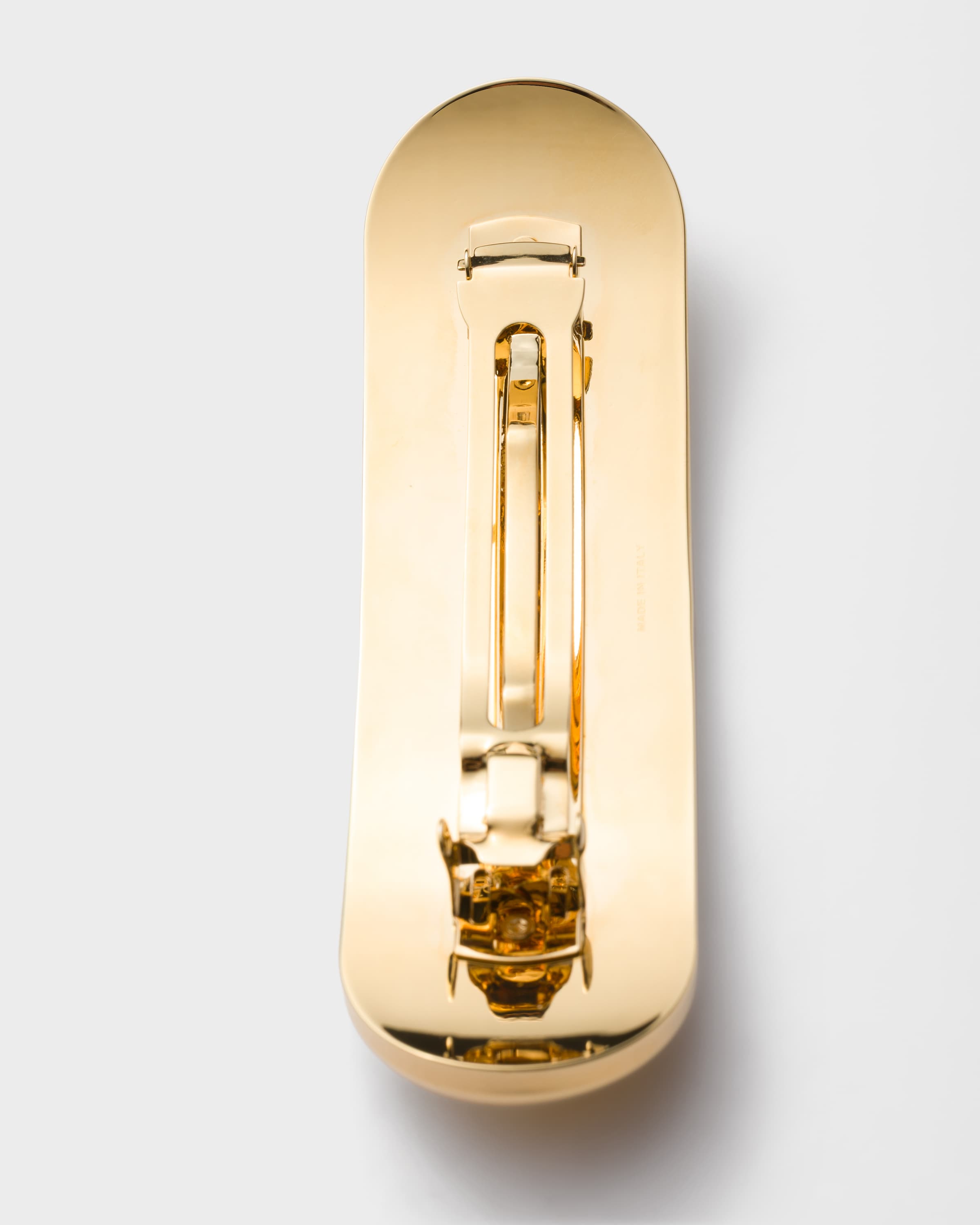 Gold Metal hair clip | PRADA - United States