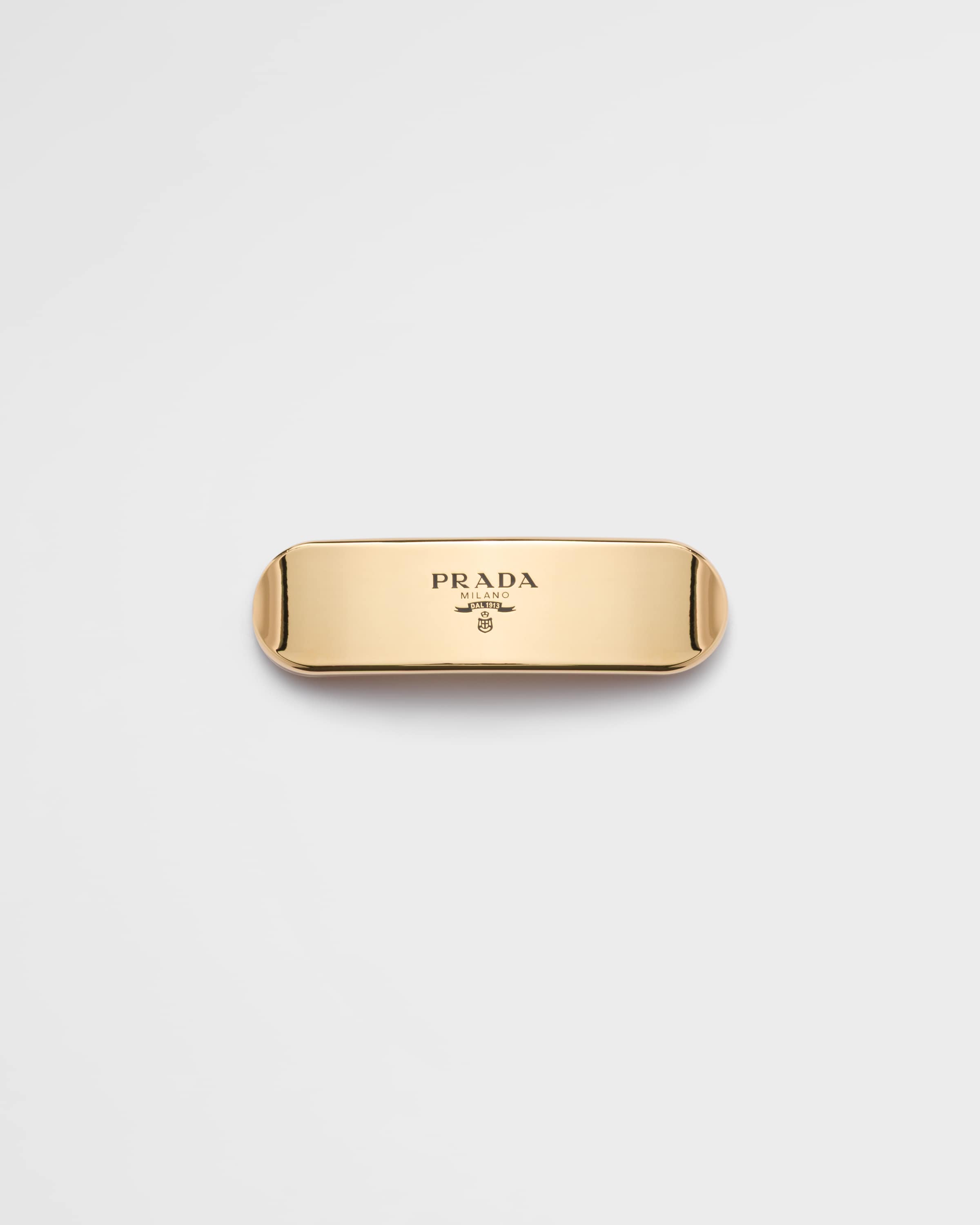 ★Wiii　プラダ　ブローチ PRADA - 極美品 プラダ 三角プレート トライアングル ブローチ