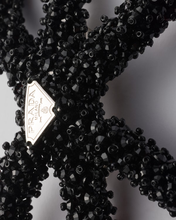 Horquilla para el pelo con cristales - Negro Horquilla para el pelo con cristales - Negro