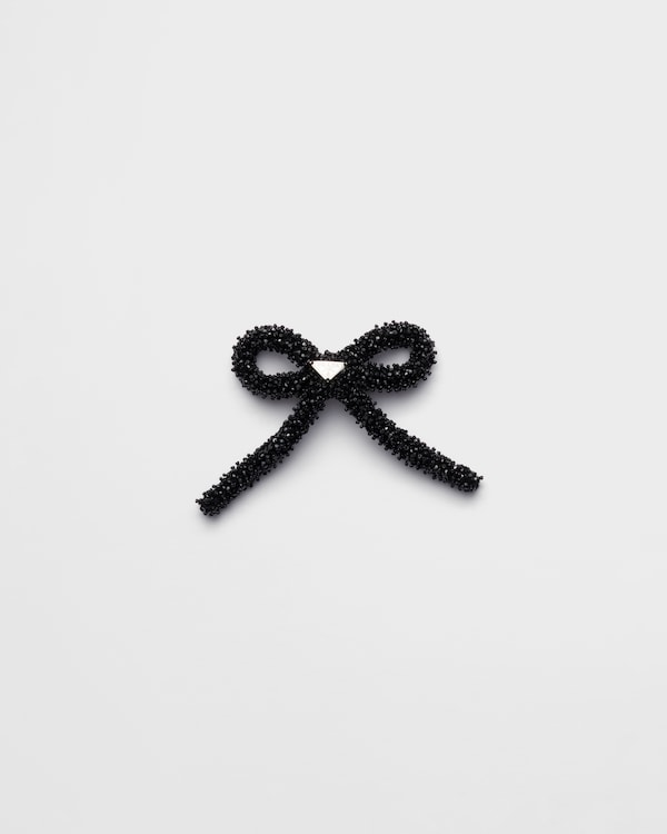 Horquilla para el pelo con cristales - Negro Horquilla para el pelo con cristales - Negro