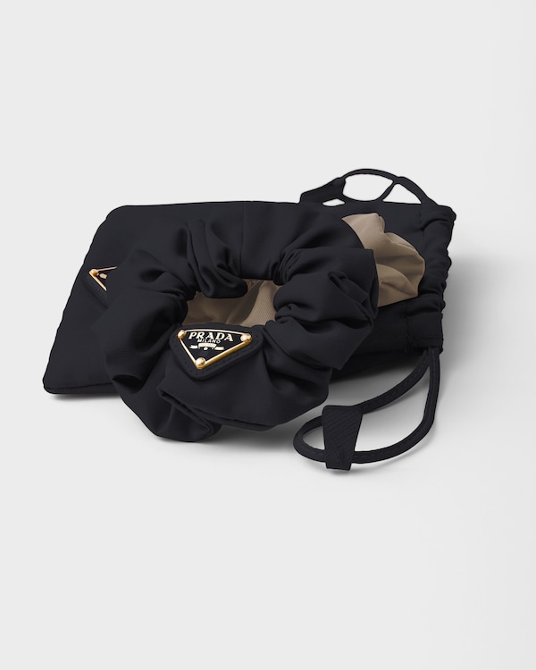 Haarbänder aus Re-Nylon - Schwarz/Kamee Haarbänder aus Re-Nylon - Schwarz/Kamee