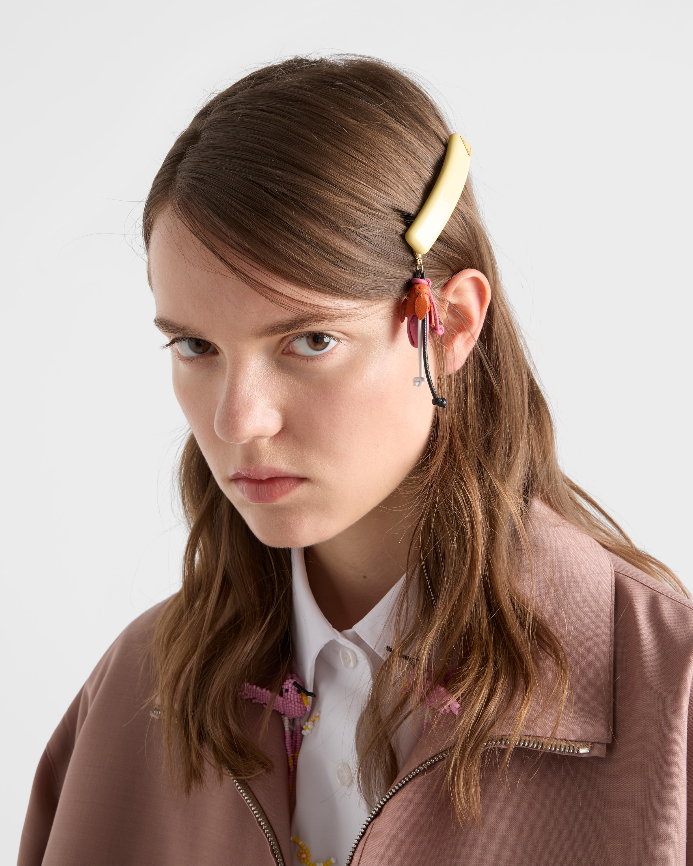 バニラ プレックス メタル ヘアクリップ | PRADA - 日本