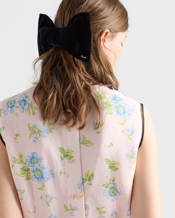 Velvet hair clip - Black Velvet hair clip - Black