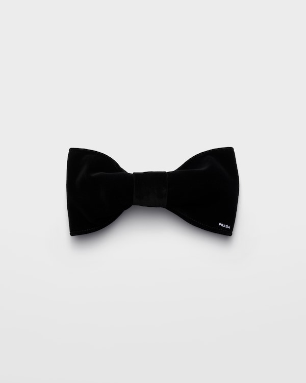 Velvet hair clip - Black Velvet hair clip - Black