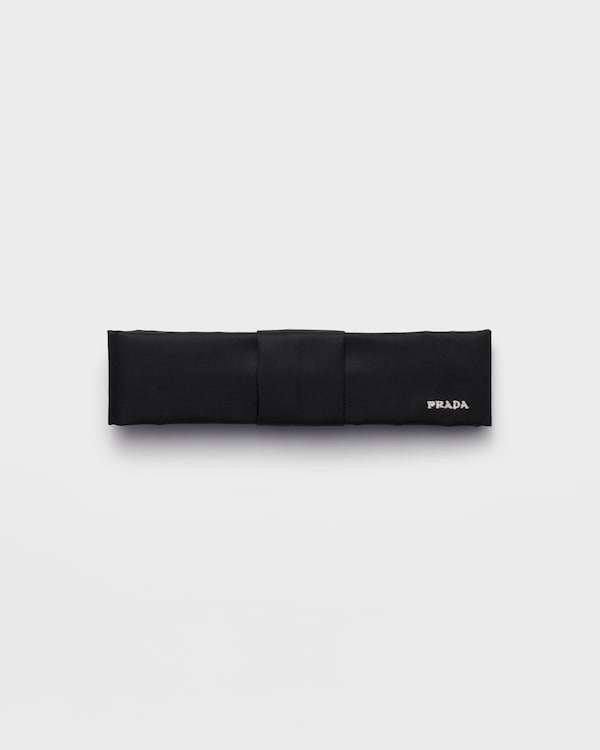 Re-Nylon hair clip - Black Re-Nylon hair clip - Black