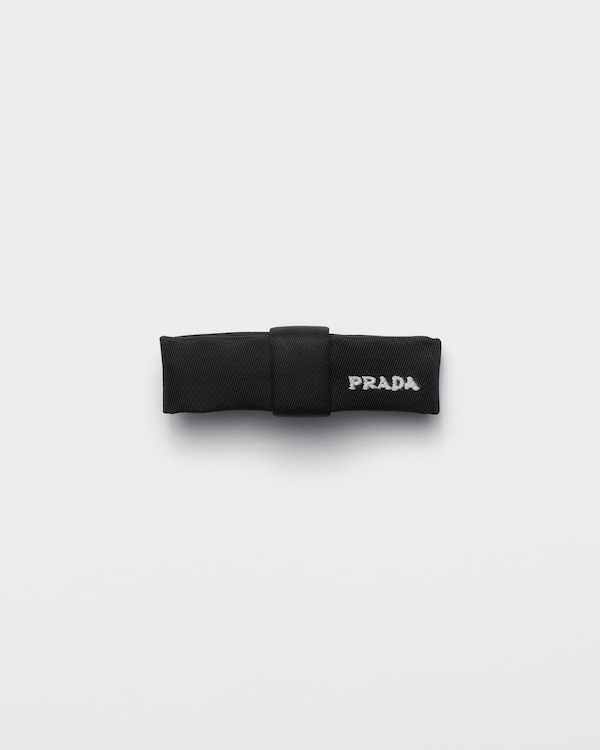 Re-Nylon hair clip - Black Re-Nylon hair clip - Black