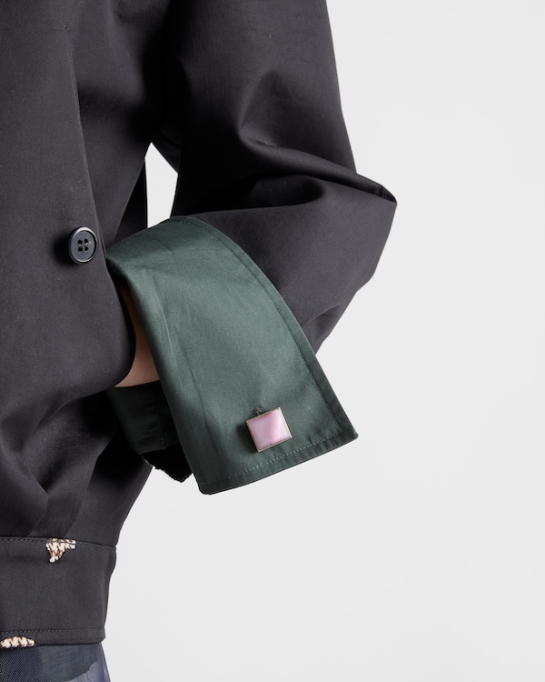 Metal and semi-precious stone cufflinks - Rose Quartz Metal and semi-precious stone cufflinks - Rose Quartz