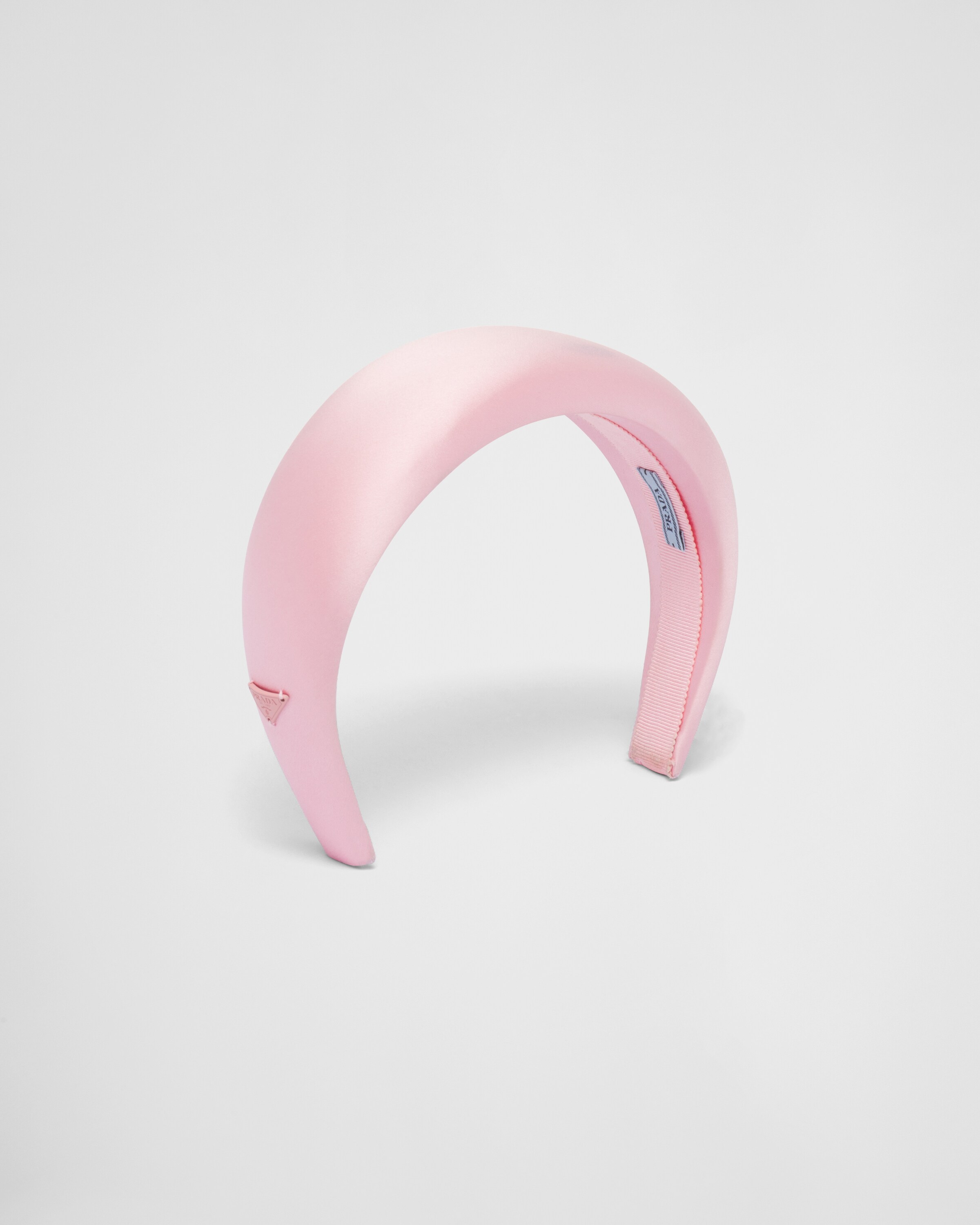 Petal Pink Satin Headband | Prada