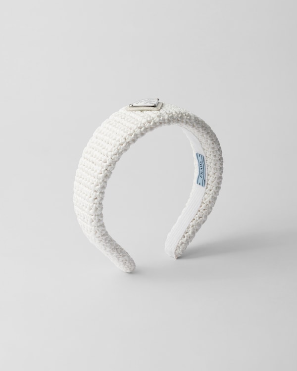 PRADA＊Crochet headband クロッシェ カチューシャ＊送料込 PRADA＊Crochet headband クロッシェ カチューシャ＊送料込
