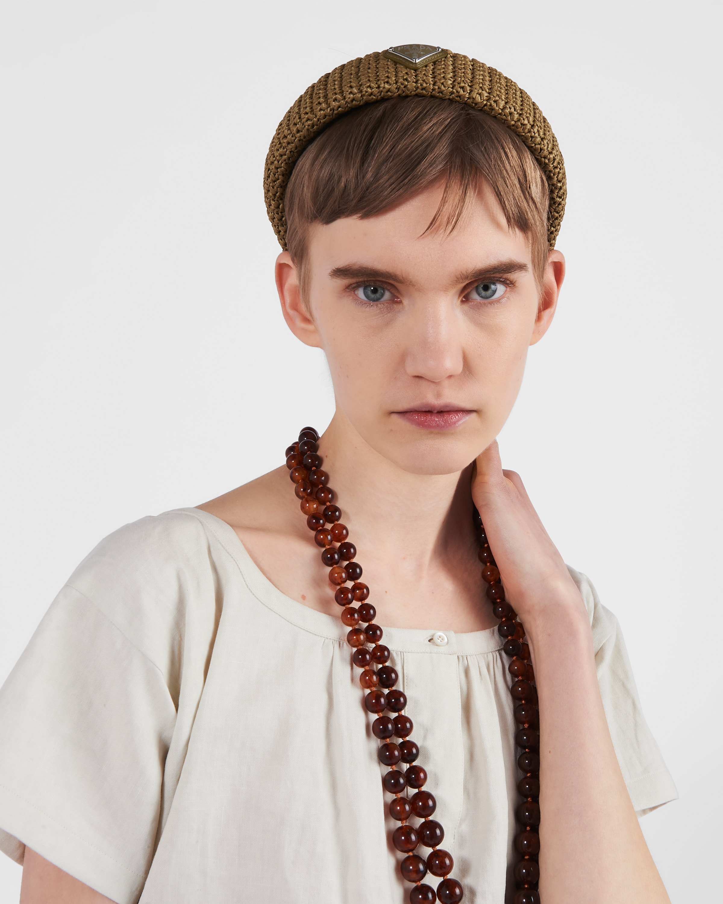 Prada green headband shop