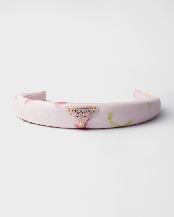 Floral print Re-Nylon headband Floral print Re-Nylon headband