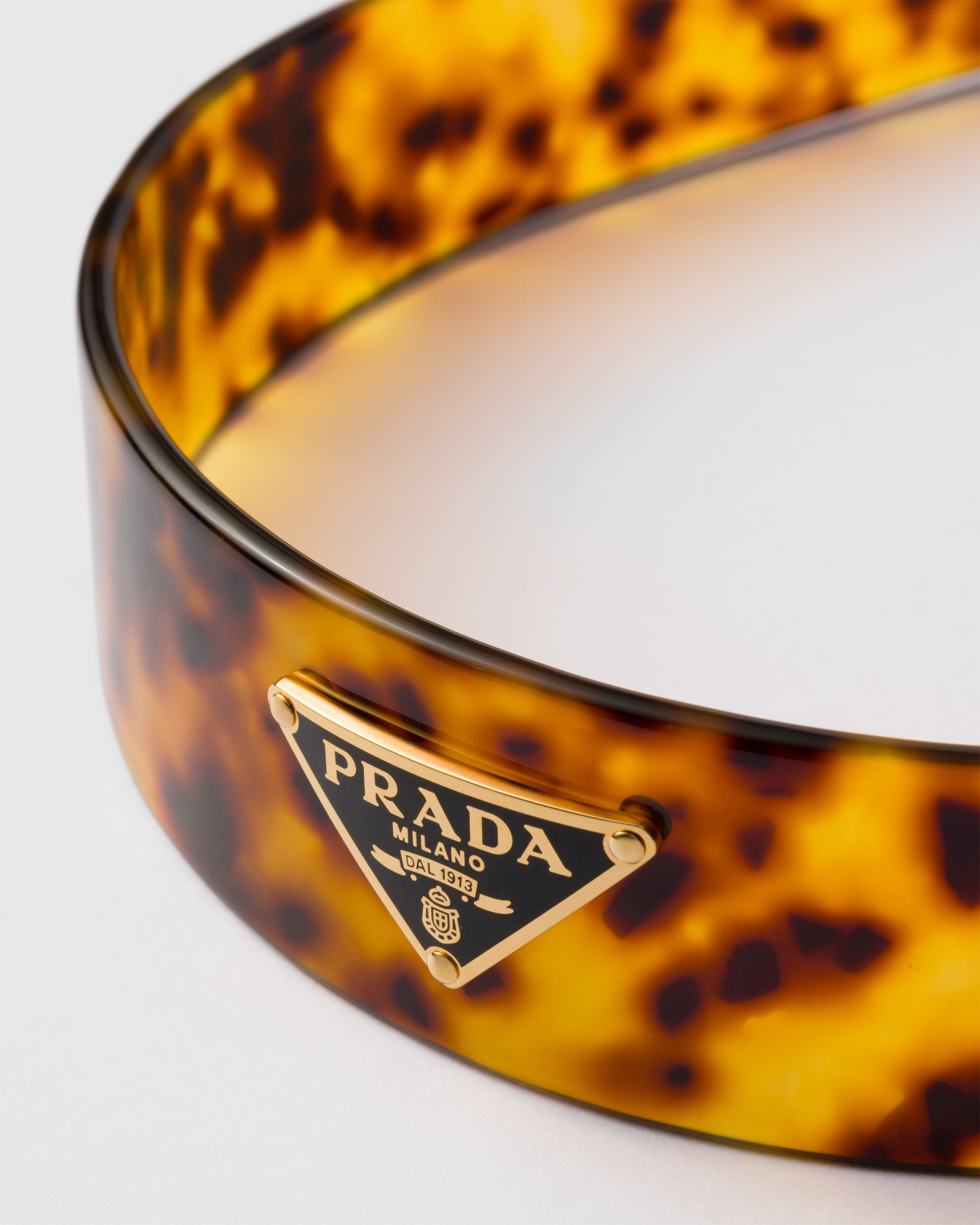 PRADA PLEXIGLAS HEADBAND