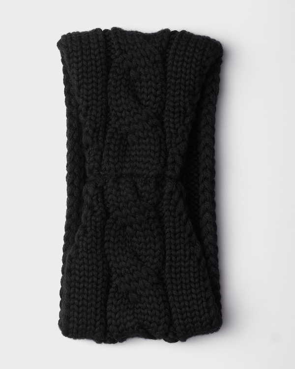 Wool headband - Black Wool headband - Black