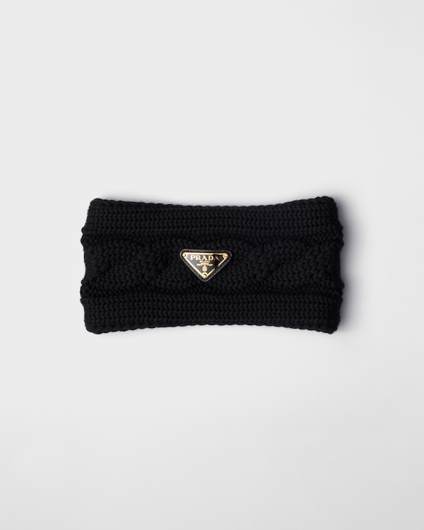 Wool headband - Black Wool headband - Black