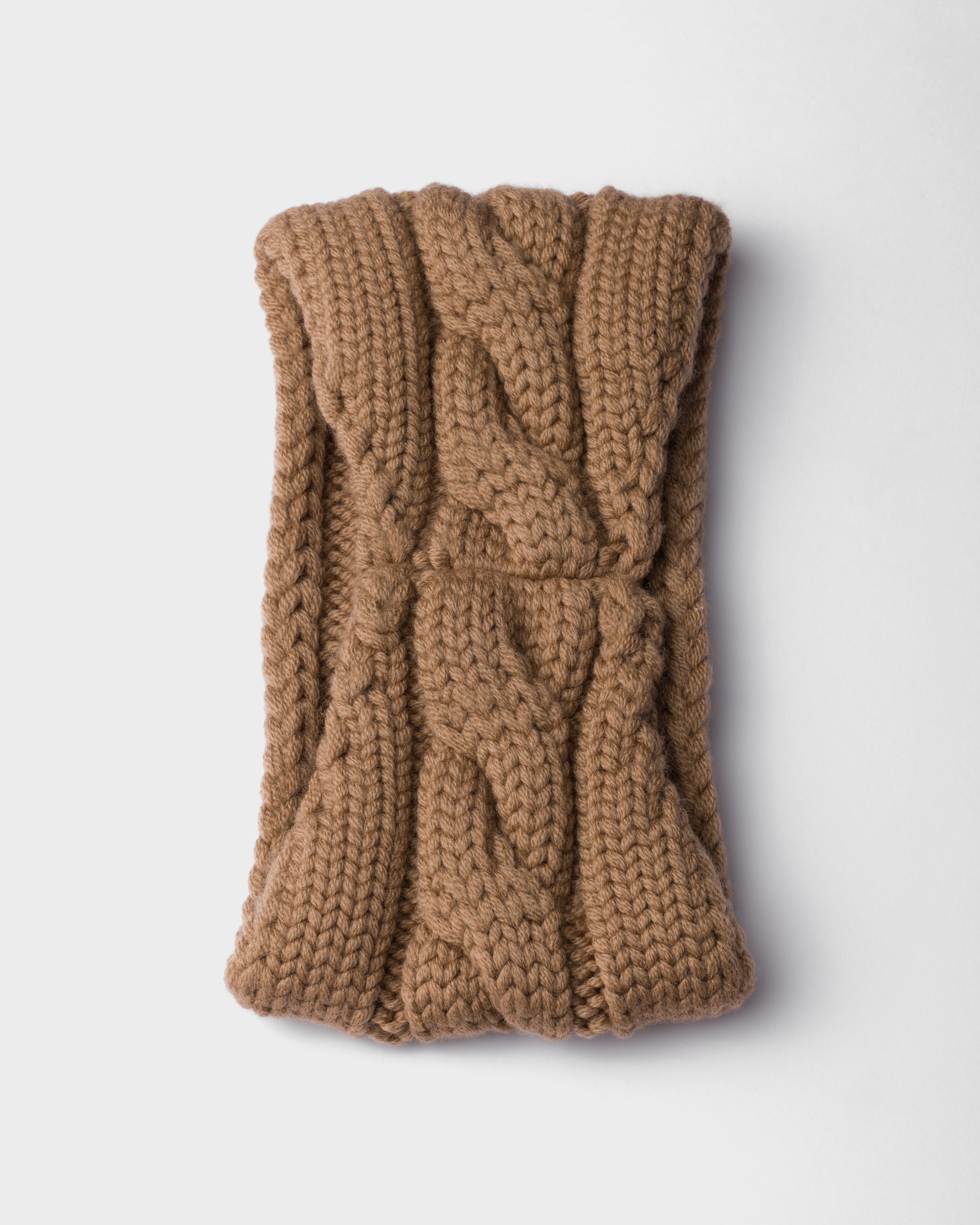 Prada Wool Headband In Brown
