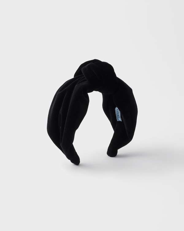 Bandeau en velours - Noir Bandeau en velours - Noir