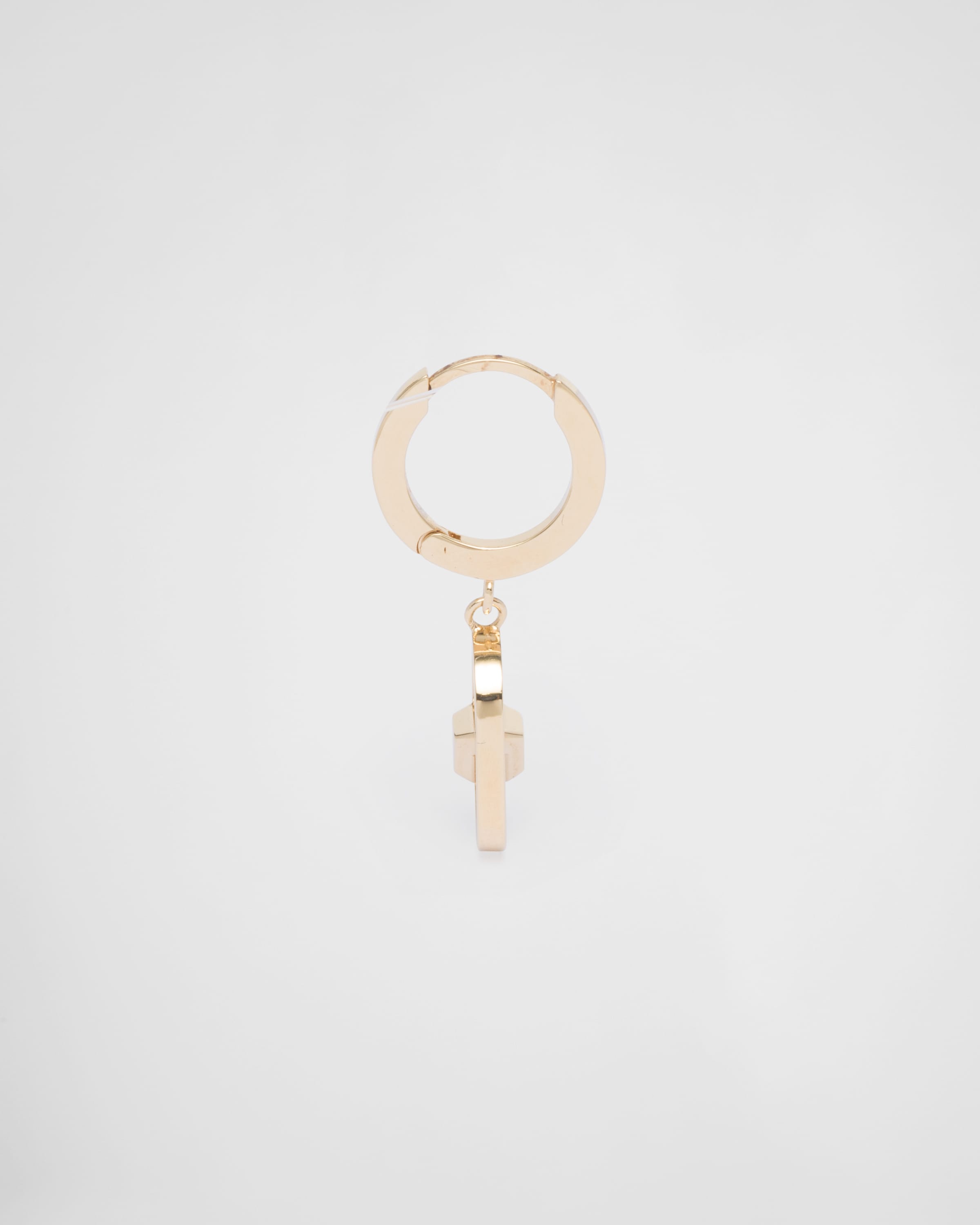 PRADA エレガント 素敵 メタル イヤリング Gold Metal earrings | PRADA