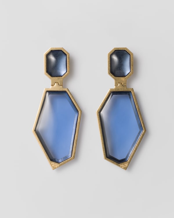 【日本入手困難】Prada Symbole clip left earring イヤリング 日本入手困難】Prada Symbole clip left earring イヤリング