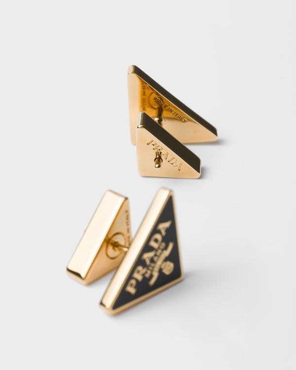 Boucles d'oreilles en métal émaillé Boucles d'oreilles en métal émaillé