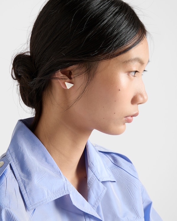 Enameled metal earrings Enameled metal earrings