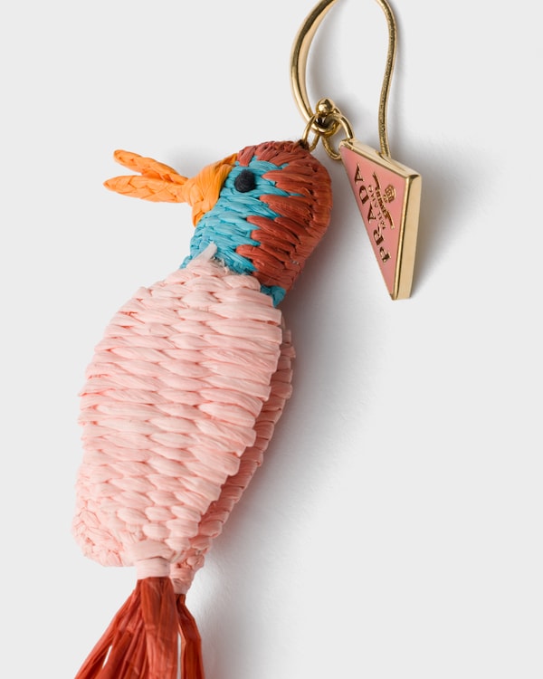 Metal and crochet earrings - Gold/Pink Metal and crochet earrings - Gold/Pink