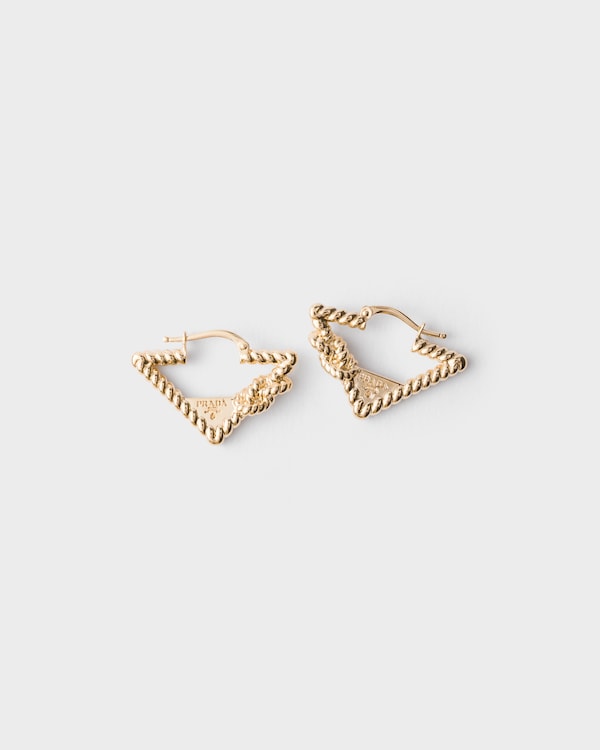 Boucles d’oreilles en métal - Or Boucles d’oreilles en métal - Or