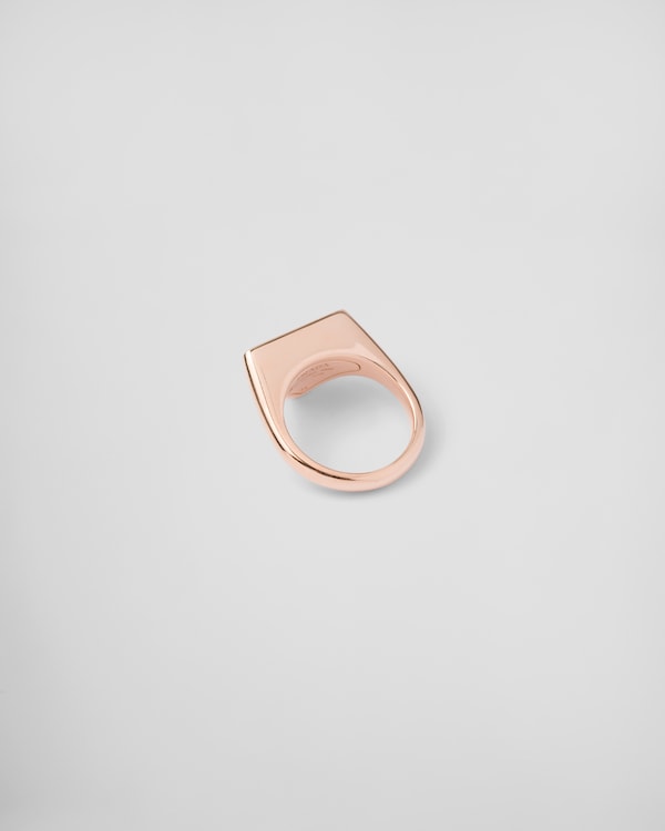 Eternal Gold signet ring in rose gold - Rose Gold Eternal Gold signet ring in rose gold - Rose Gold