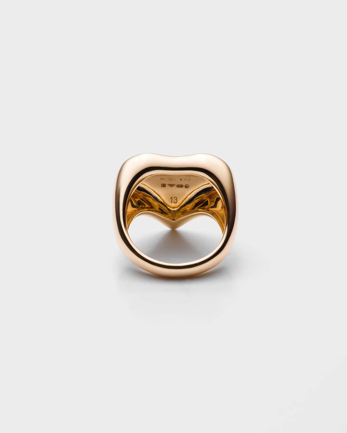 Gold Eternal Gold Ring In Yellow Gold PRADA