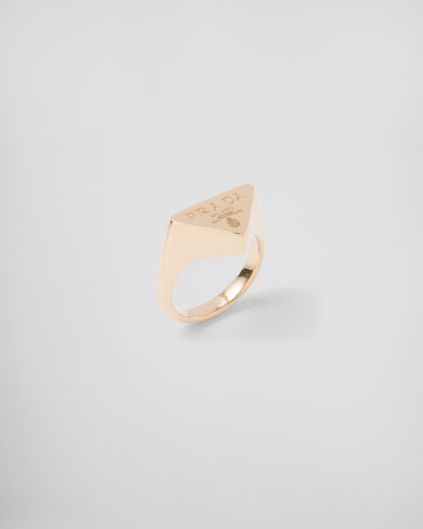 Eternal Gold signet ring in yellow gold - Gold Eternal Gold signet ring in yellow gold - Gold