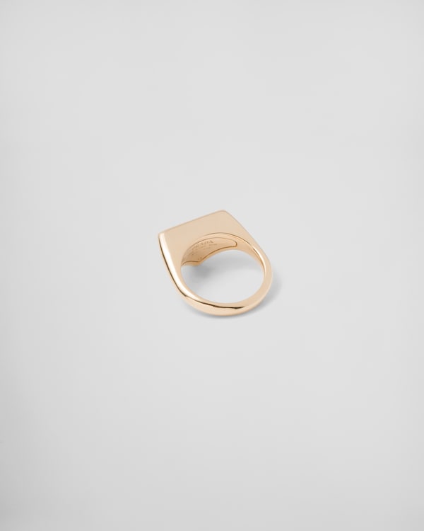 Eternal Gold signet ring in yellow gold - Gold Eternal Gold signet ring in yellow gold - Gold
