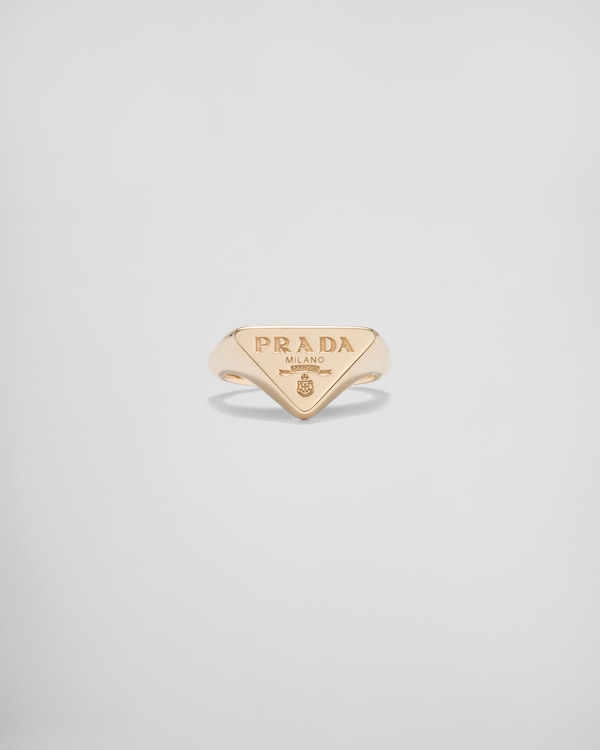PRADA Eternal Gold ダイヤモンドコントラリーリング Gold/White Eternal Gold contrarié ring in yellow gold with
