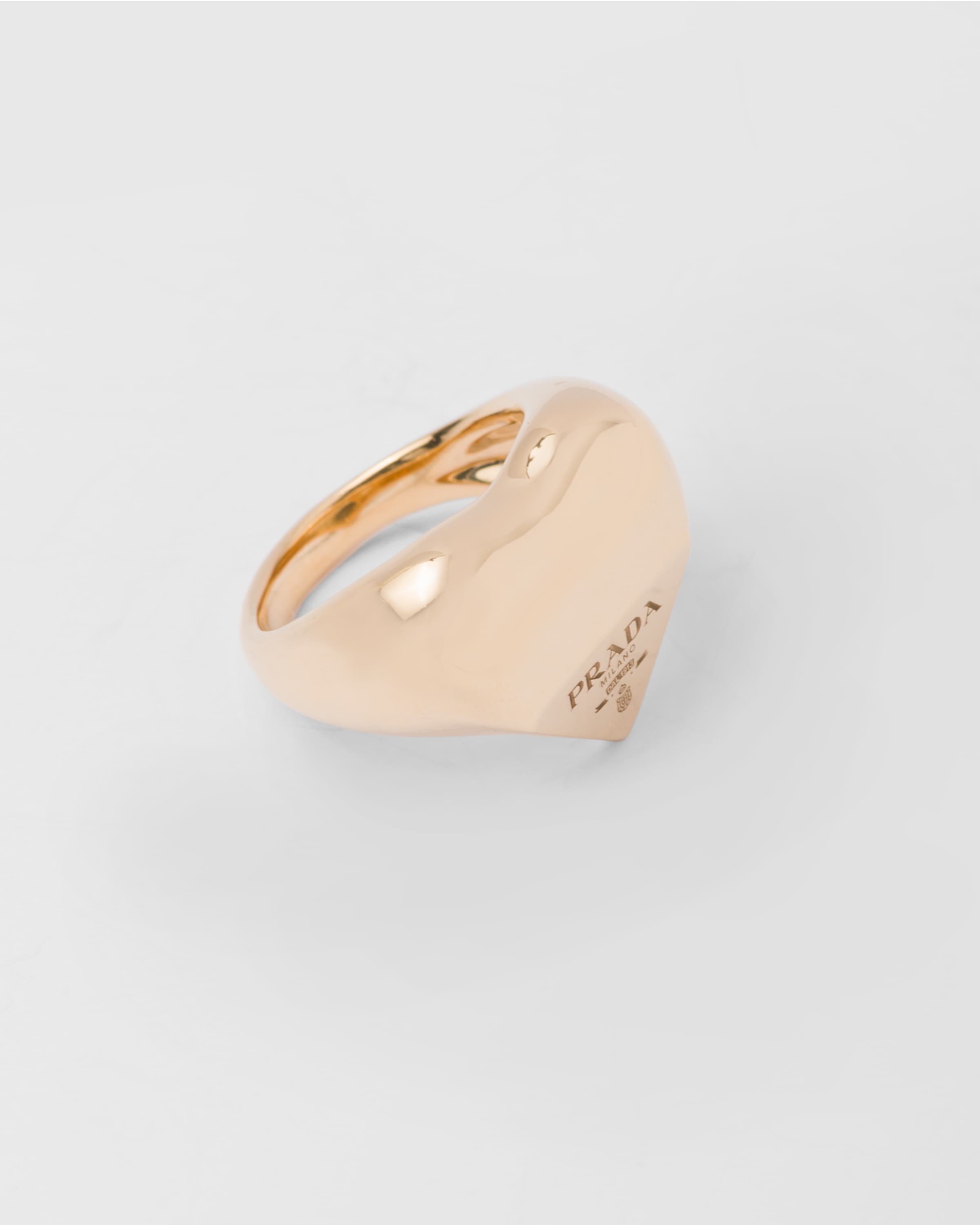 Shop Prada Eternal Gold Ring In Yellow Gold