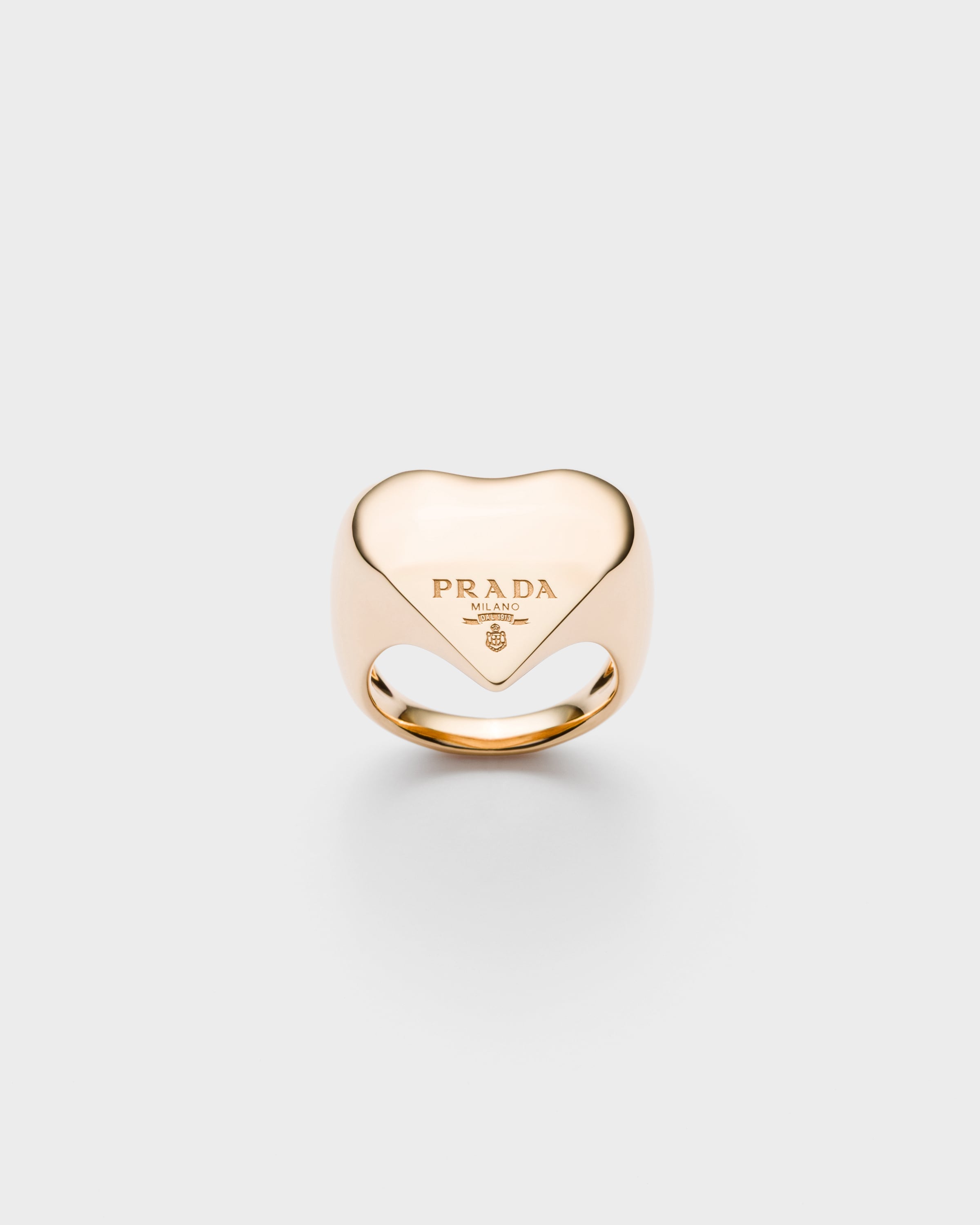 Prada Anello Eternal Gold In Oro Giallo, Donna, Oro, Taglia 9