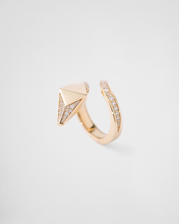 Anillo de serpiente Eternal Gold en oro amarillo y diamantes Anillo de serpiente Eternal Gold en oro amarillo y diamantes