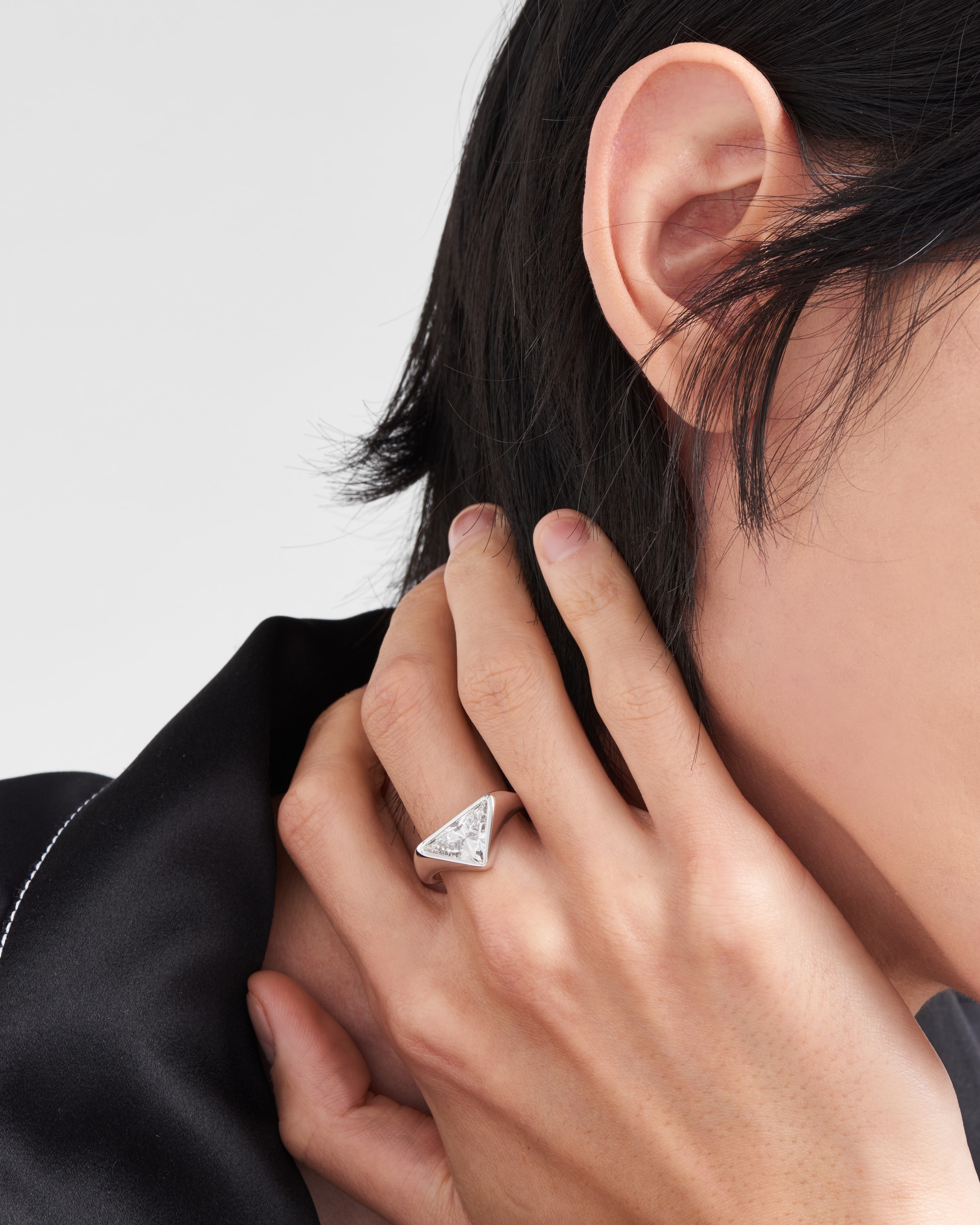 Eternal Gold ring in white gold with laboratory grown diamond