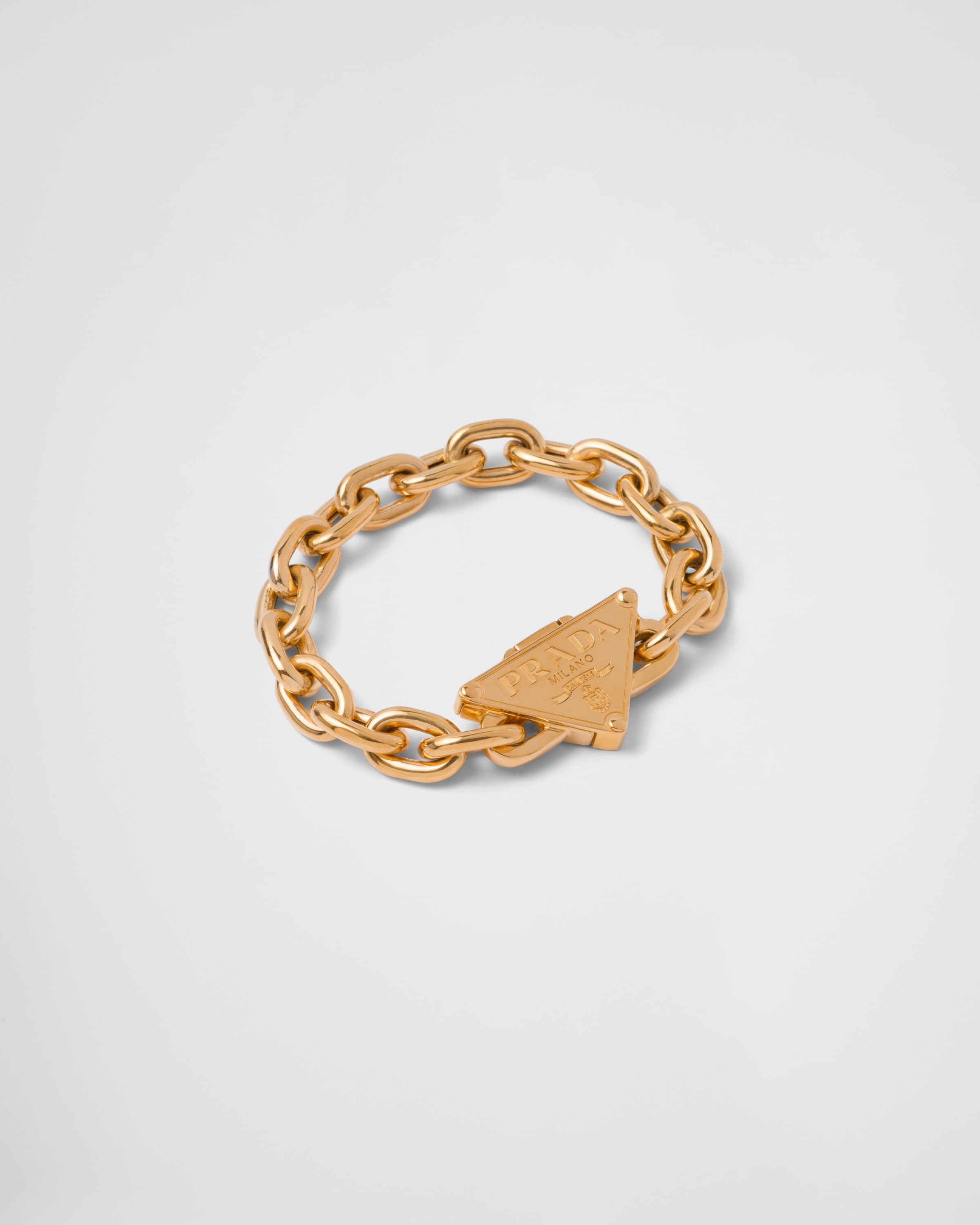Prada Pink Silk Logo Bracelet main image 1