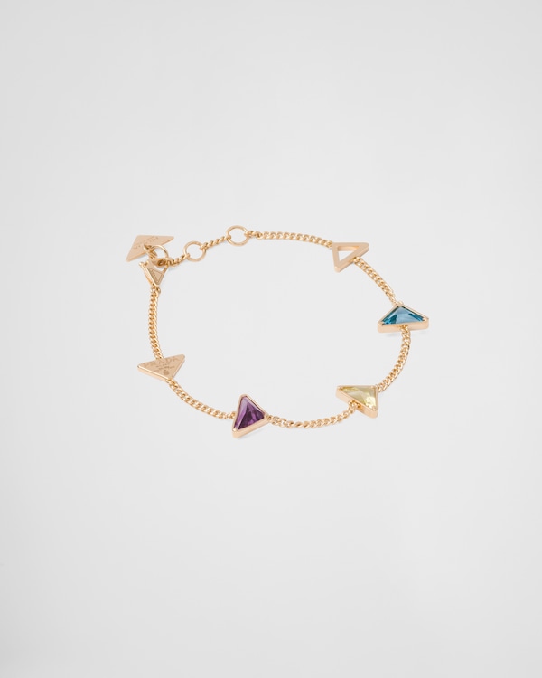 Eternal Gold chain bracelet in yellow gold and semi-precious stones Eternal Gold chain bracelet in yellow gold and semi-precious stones