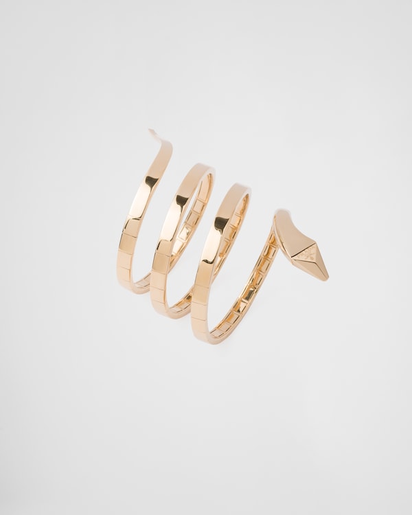 Bracciale multigiro Eternal Gold serpente in oro giallo Bracciale multigiro Eternal Gold serpente in oro giallo