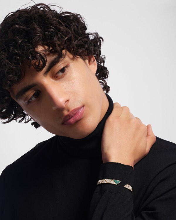 سوار دملج Eternal Gold - ذهب ومَلكيت - ذهب / ملاكيت / أبيض سوار دملج Eternal Gold - ذهب ومَلكيت - ذهب / ملاكيت / أبيض