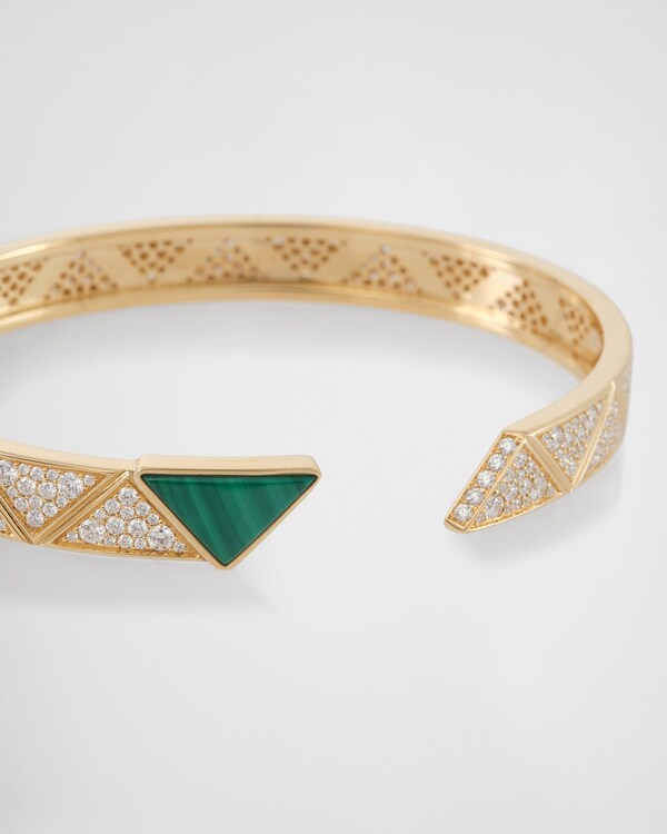 سوار دملج Eternal Gold - ذهب ومَلكيت - ذهب / ملاكيت / أبيض سوار دملج Eternal Gold - ذهب ومَلكيت - ذهب / ملاكيت / أبيض