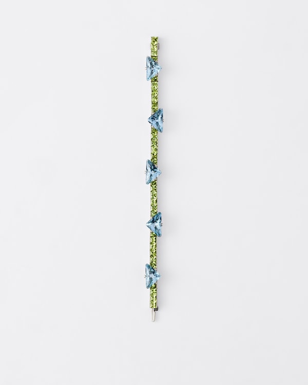 Couleur Vivante bracelet - white gold with aquamarine and peridot - Gold/Aquamarine/Peridot Couleur Vivante bracelet - white gold with aquamarine and peridot - Gold/Aquamarine/Peridot