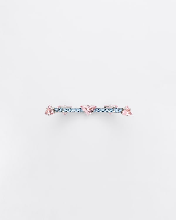 Pulsera Couleur Vivante - oro blanco con morganita y aguamarina - Oro/morganita/aguamarina Pulsera Couleur Vivante - oro blanco con morganita y aguamarina - Oro/morganita/aguamarina