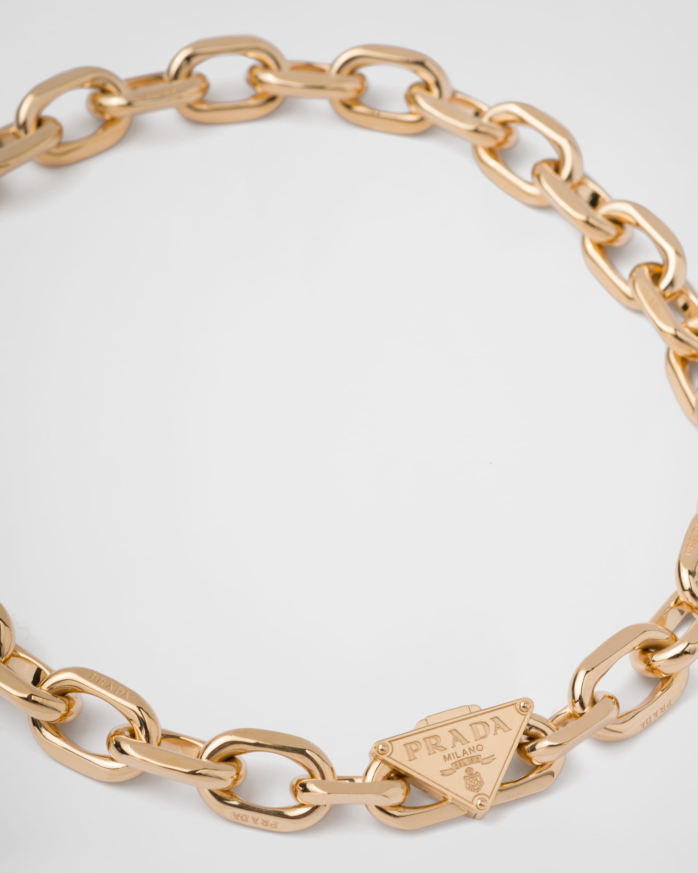 Gold Eternal Gold Chain Necklace In Yellow Gold PRADA