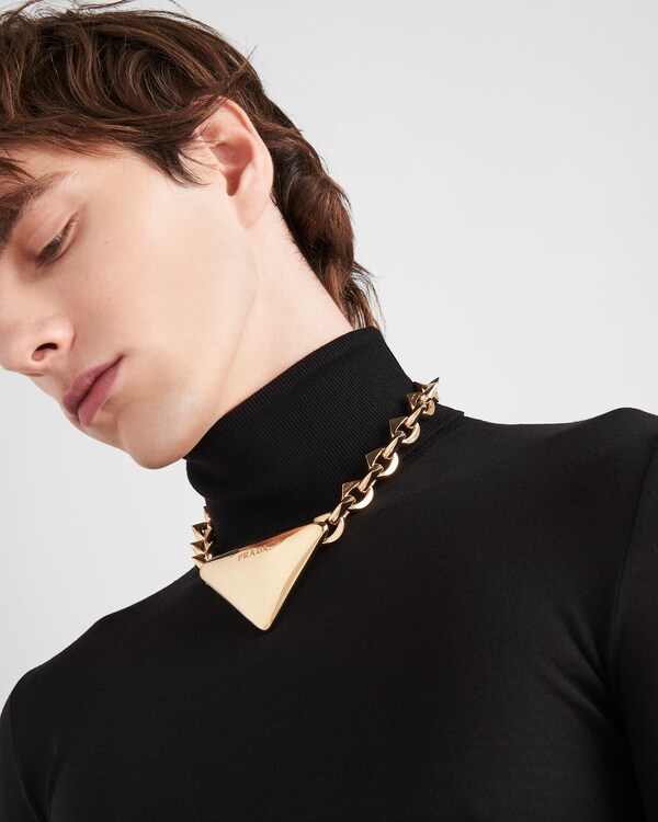 Eternal Gold large pendant necklace in yellow gold Eternal Gold large pendant necklace in yellow gold