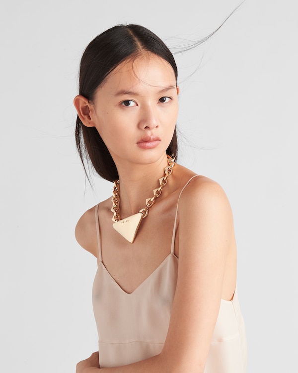 Eternal Gold large pendant necklace in yellow gold - Gold Eternal Gold large pendant necklace in yellow gold - Gold