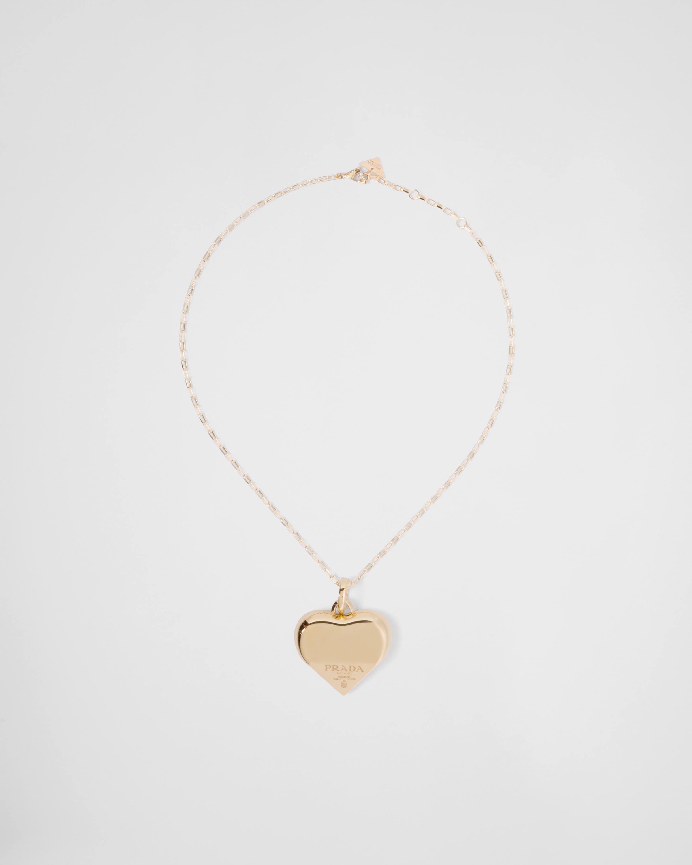 Gold Eternal Gold medium pendant necklace in yellow gold | Prada