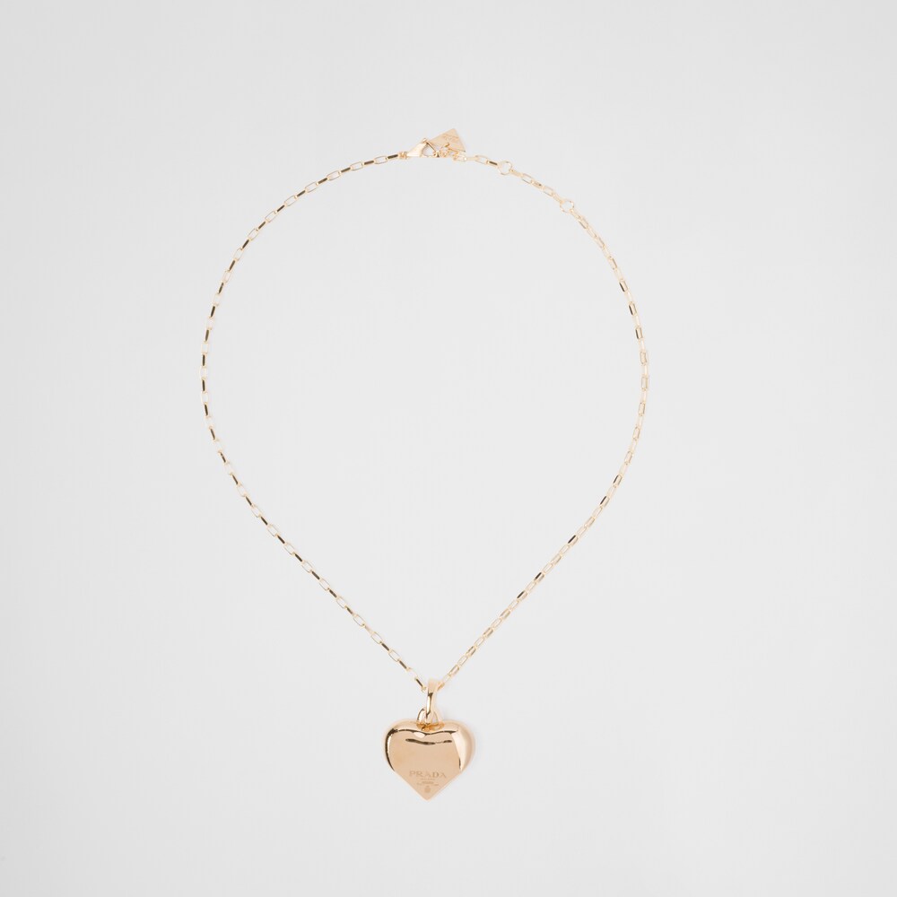 Prada Eternal Gold small pendant necklace in yellow gold 1